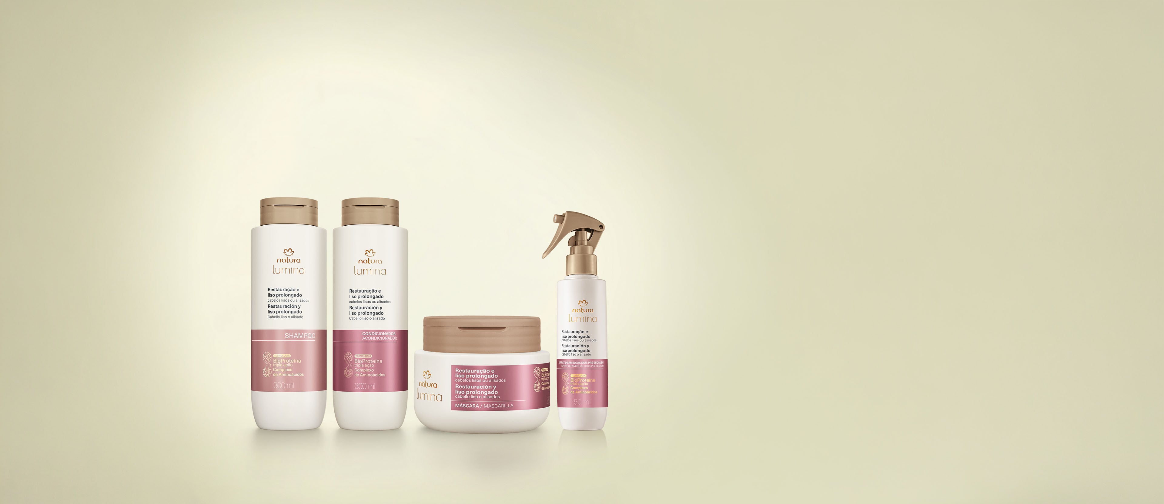 Kit Completo Lumina Restauracíon y liso prolongado (4 productos)