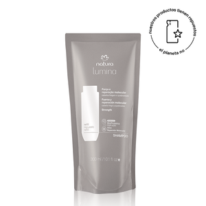 Repuesto Shampoo Fuerza y Reparación Molecular Lumina 300ml