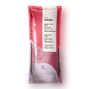 Repuesto Tododia Jabón líquido en gel frutas rojas 300 ml