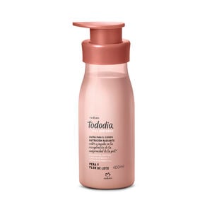 Crema Corporal Nutrición Radiante Tododia Pera y Flor de Loto 400 ml