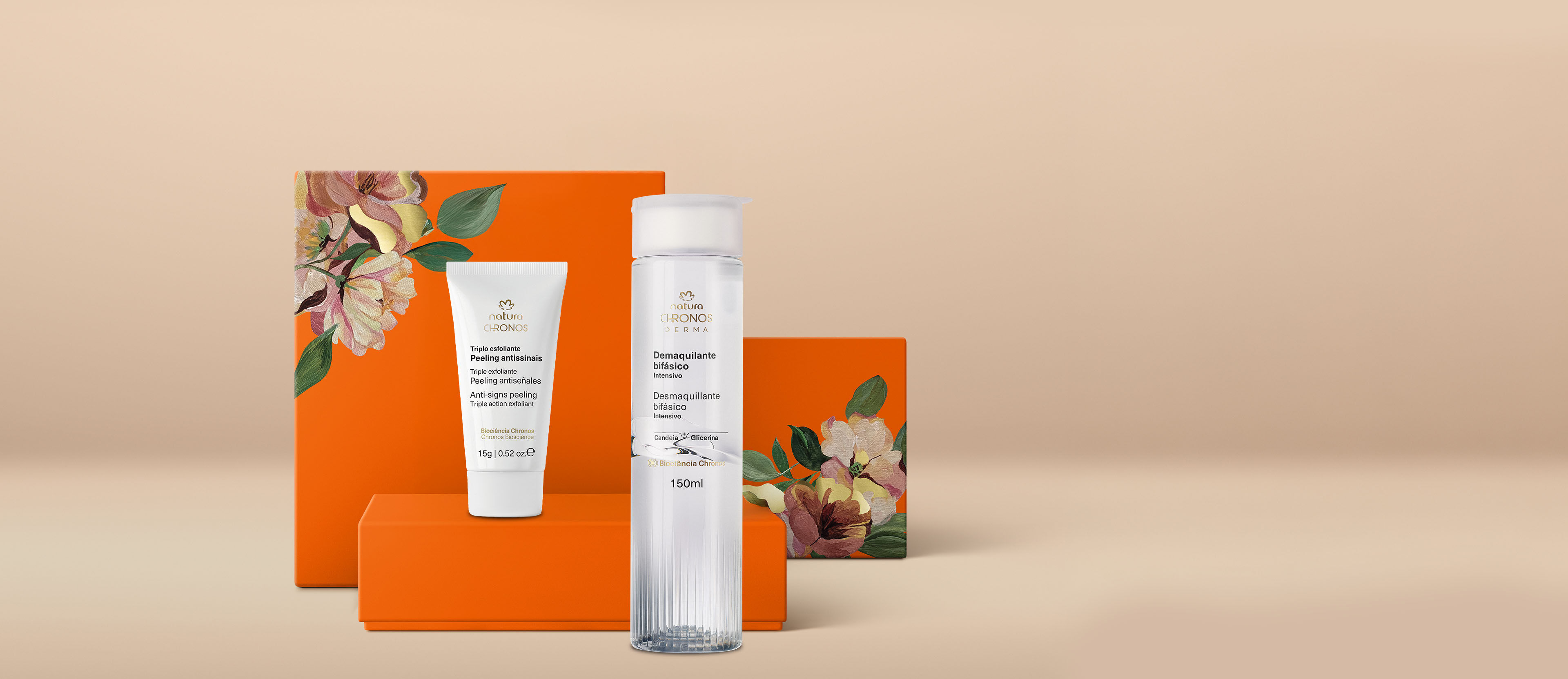 Regalo Madres Chronos Derma (1 fluido bifásico desmaquillante + 1 exfoliante)