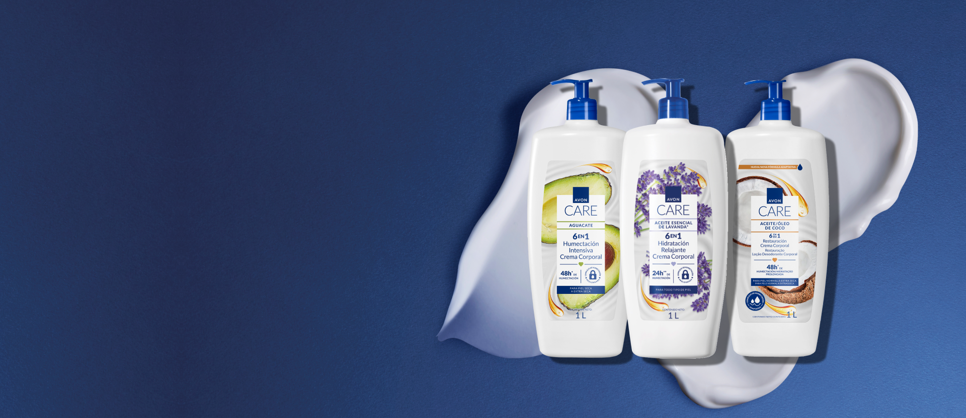 ¡Cuidá tu cuerpo con Avon! Hidratan profundamente, perfeccionan la textura y blindan la función protectora de tu piel.