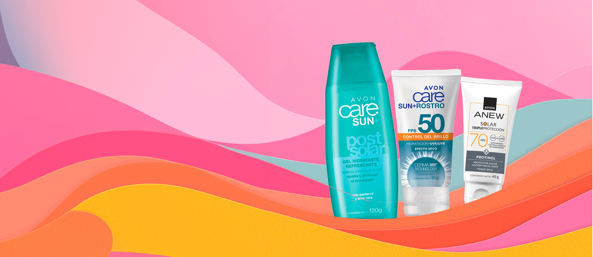 Movimiento verano: hasta 40% off Aprovechá el verano al máximo con hasta 40% de descuento en productos seleccionados de Avon.