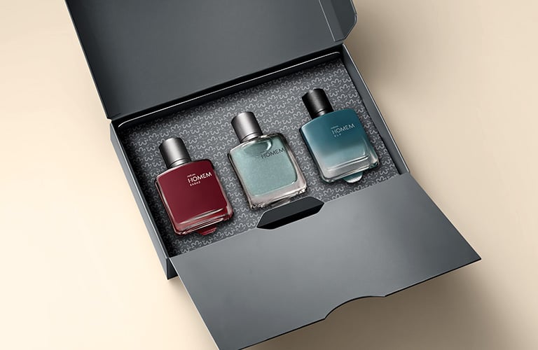 foto del perfume Natura Homem EDP Trio Versiones 25 ml