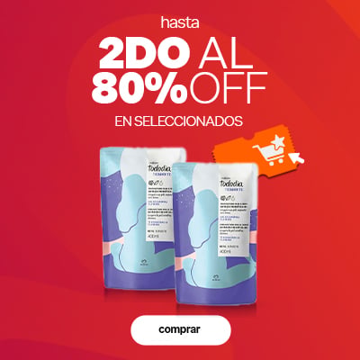 HASTA 2DO AL 80%OFF EN SELECCIONADOS
