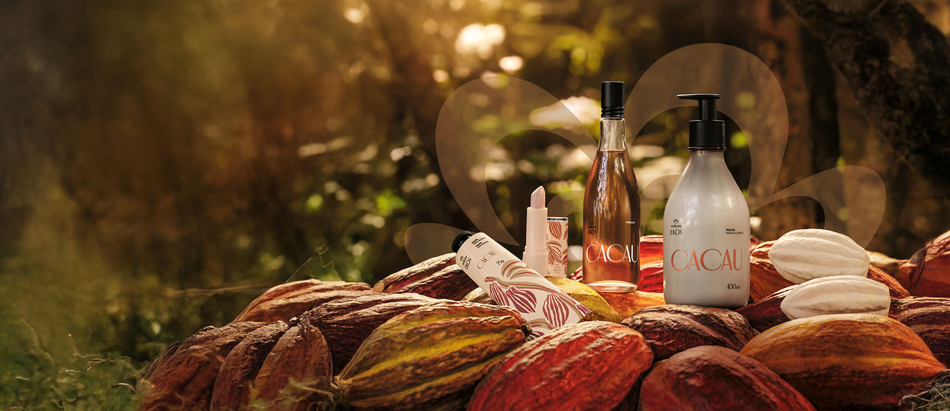 Natura Ekos con hasta 40% OFF recuperá la firmeza de tu piel con Ekos Cacao. doble colágeno e hidratación por 72h