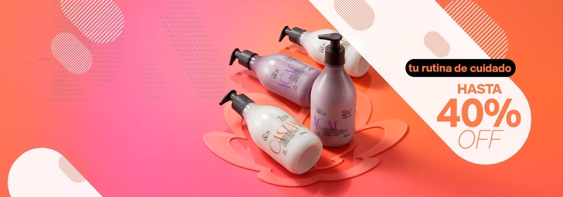 momento de bienestar con 40%OFF aprovechá todas las ofertas para armar tu rutina de cuidado