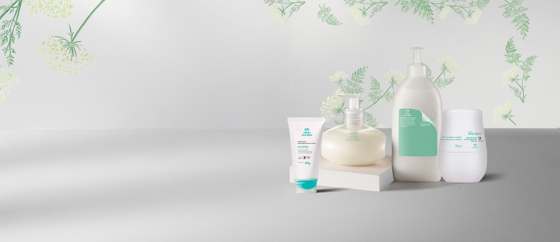 Erva Doce limpieza cremosa y purificante con Natura Erva Doce