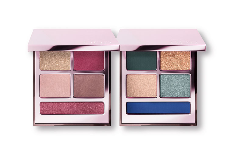 Paleta  de Sombras Una en un fondo unicolor