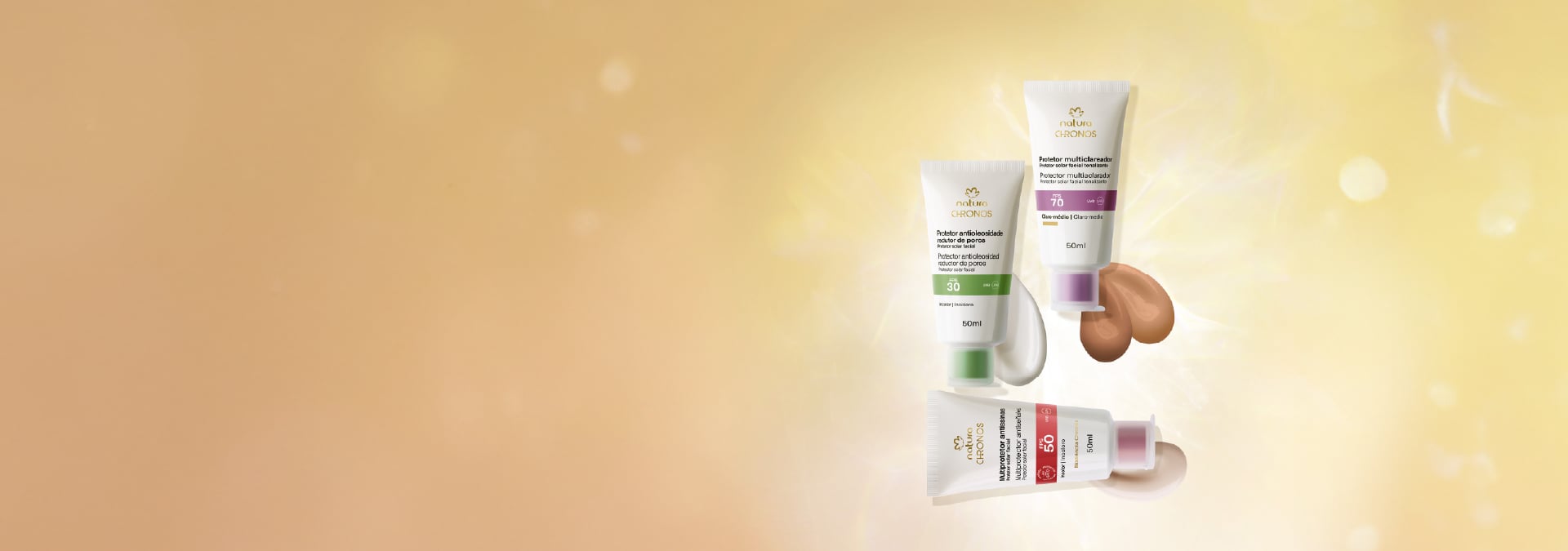 Fondo en tonos claros y a la derecha el protector multiclareador de Chronos.