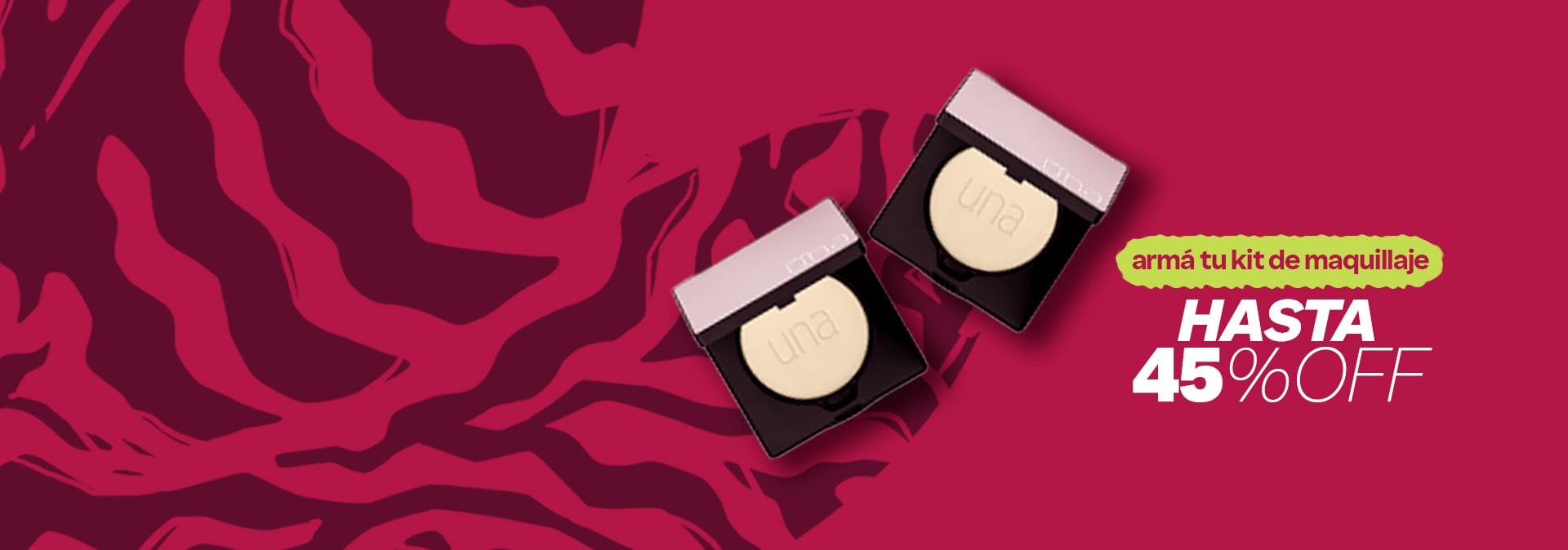 unite al movimiento con Natura Una, maquillaje vegano de alta tecnología y acabado profesional vos y para el planeta.