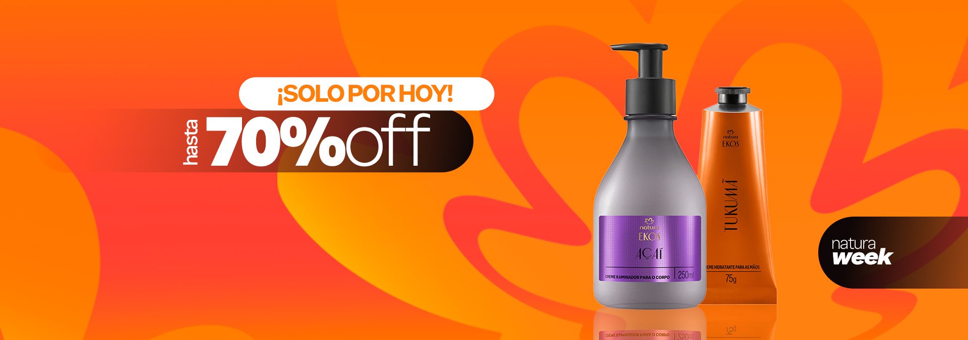 hasta 70% OFF por tiempo limitado ¡solo por hoy!
