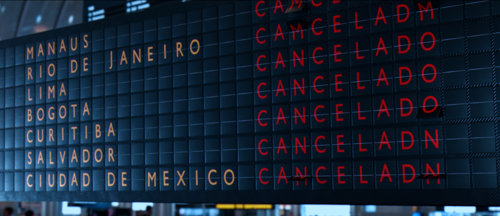 Cenas em aeroporto com voos cancelados. Uma menina triste interage com um boneco que a incentiva. O boneco borrifa o perfume Natura Aura Alba e a menina é transportada para uma jornada mágica de fantasia. De volta, ela entrega o presente à mãe, emocionada, em um cenário de Natal. O vídeo celebra a alegria de presentear com o perfume Natura Aura Alba.