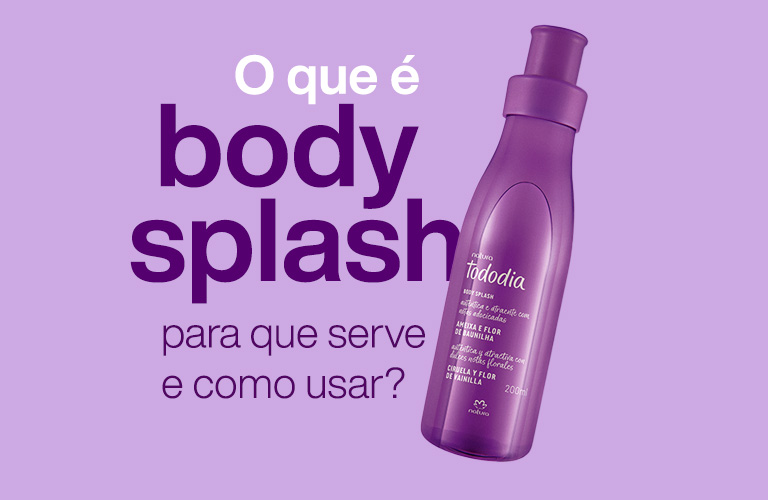 O que é body splash e como usar no seu dia a dia