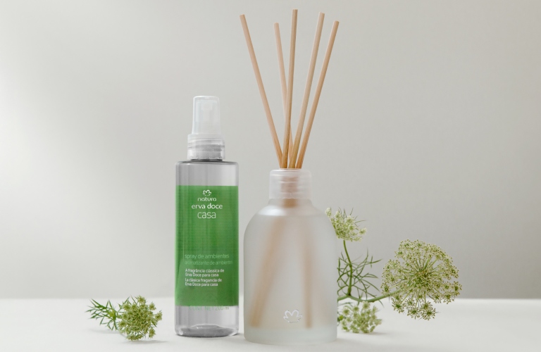 difusor e spray de ambiente Ervadoce
