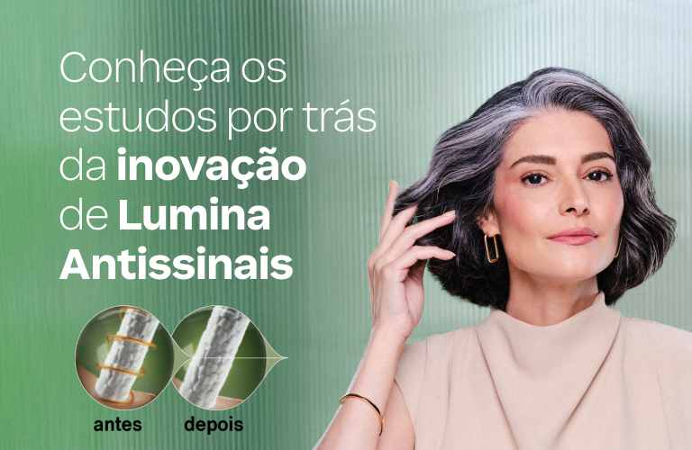 Conheça os estudos por trás da inovação de Lumina Antissinais Regenerador Capilar