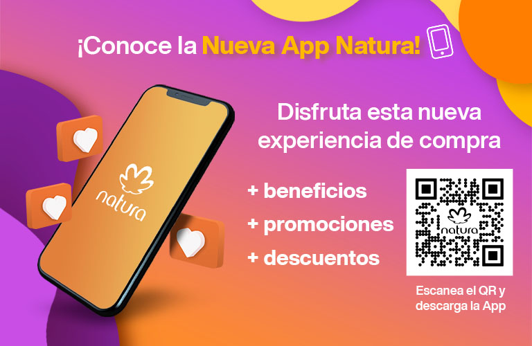 ¿Todavía no descargas la nueva App Natura? ¡Hazlo y disfruta promociones  exclusivas!