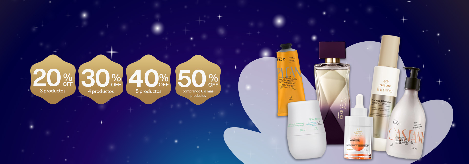 descuento progresivo con hasta 50% OFF