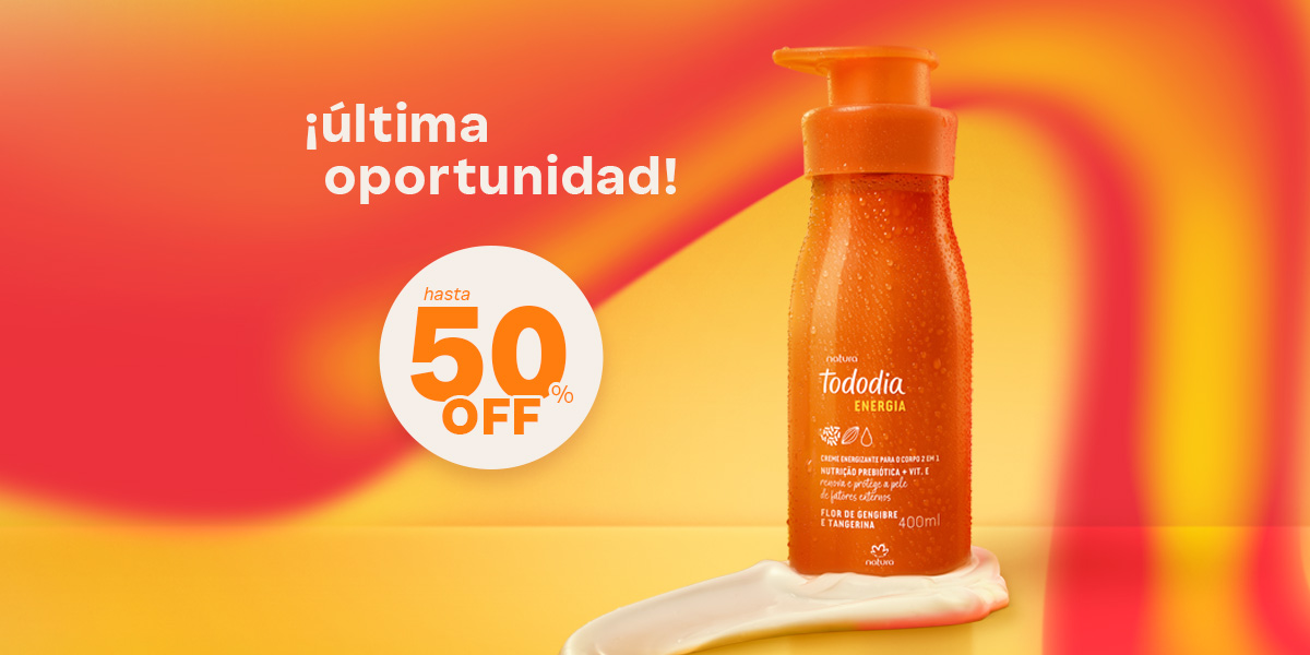 Banner de vitrina de Natura Ekos con promociones en productos sustentables basados en activos de la biodiversidad brasileña.