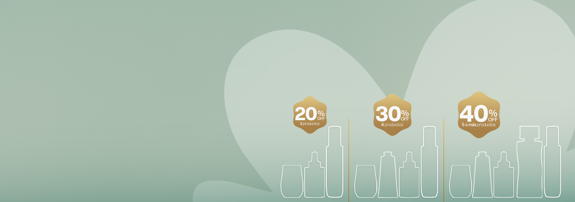 descuento progresivo con hasta 40% OFF