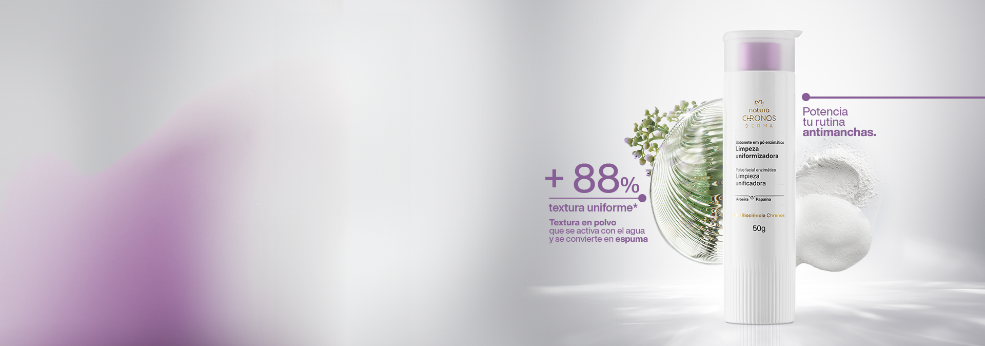 nuevo polvo de limpieza enzimático