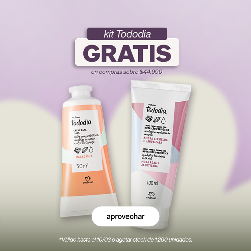 kit Tododia GRATIS en compras sobre $44.990