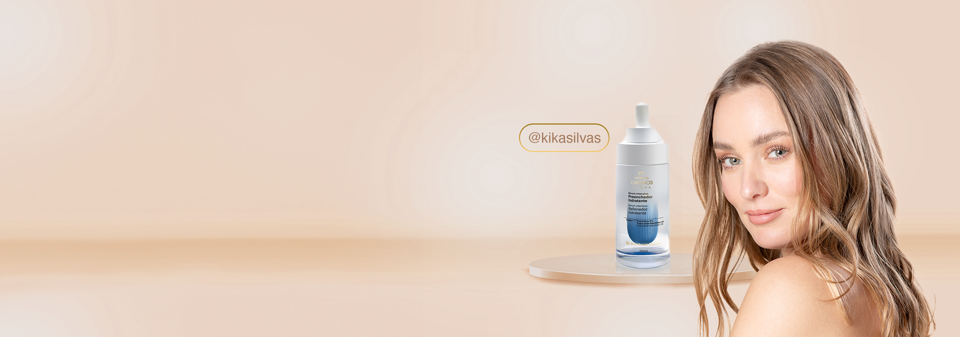 "Estoy usando el sérum intensivo rellenador hidratante, es exquisito y además tiene repuesto".