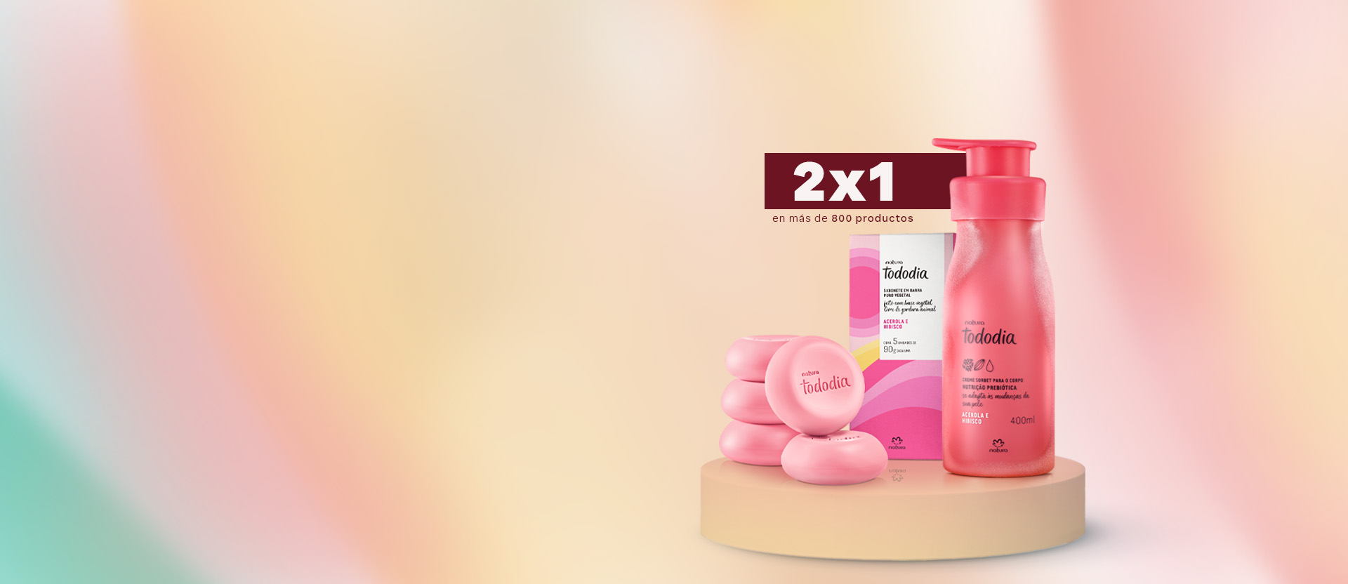 ¡2x1 en más de 800 productos!