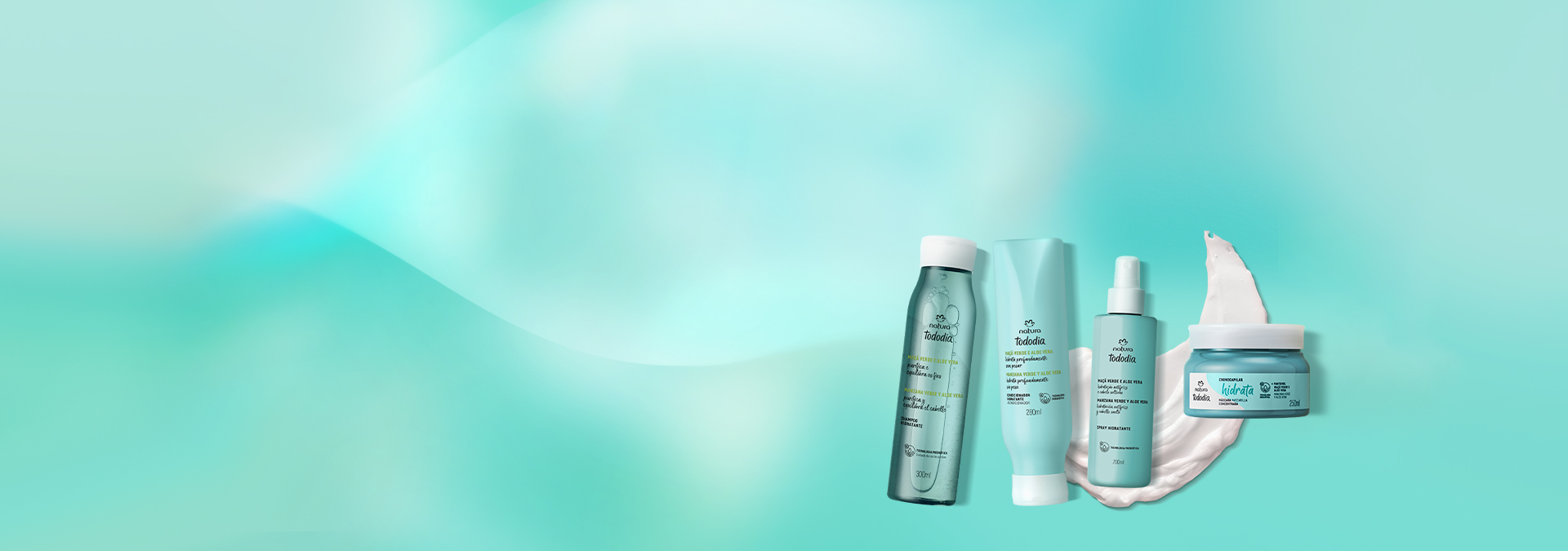 diferentes líneas completas de cuidado diario para tu cabello, con fragancias deliciosas