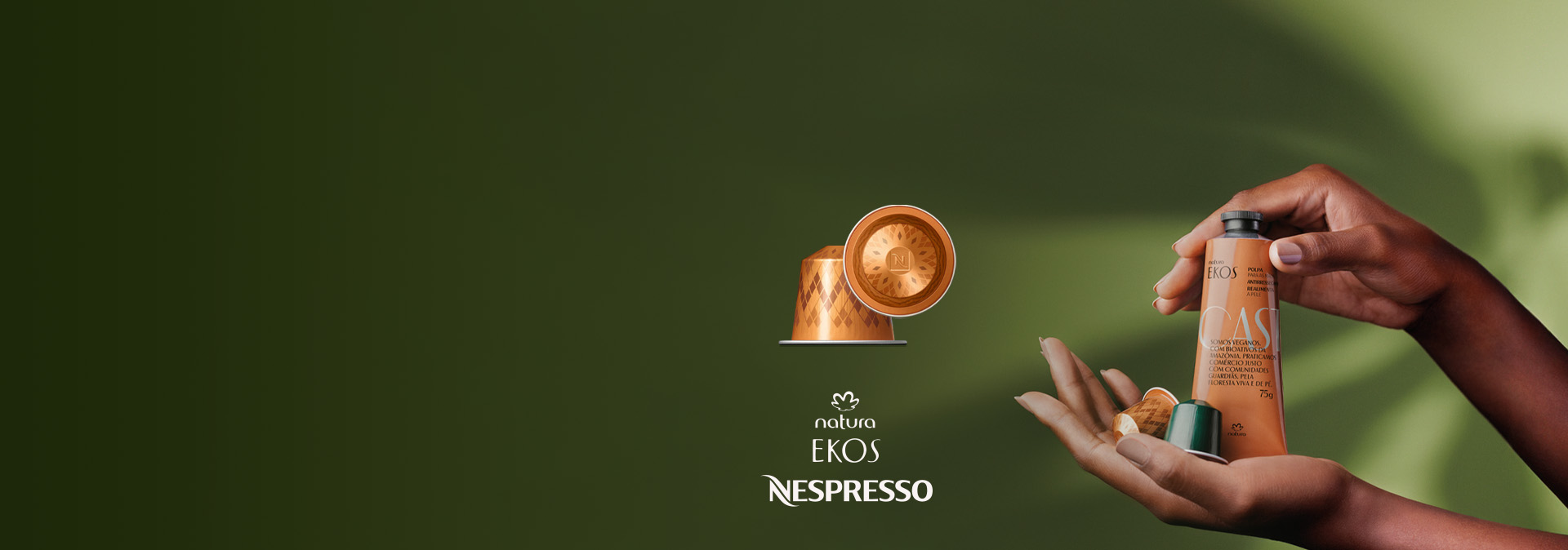 descubre la nueva pulpa Ekos Castaña creada con aluminio reciclado de cápsulas Nespresso, innovación que cuida tus manos