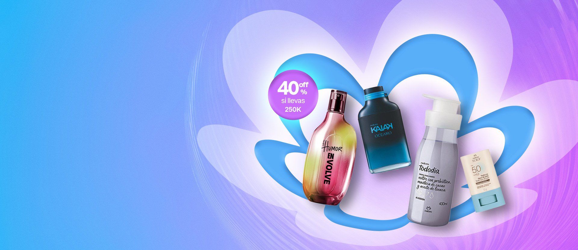 Más compras, más ahorras con 40% OFF