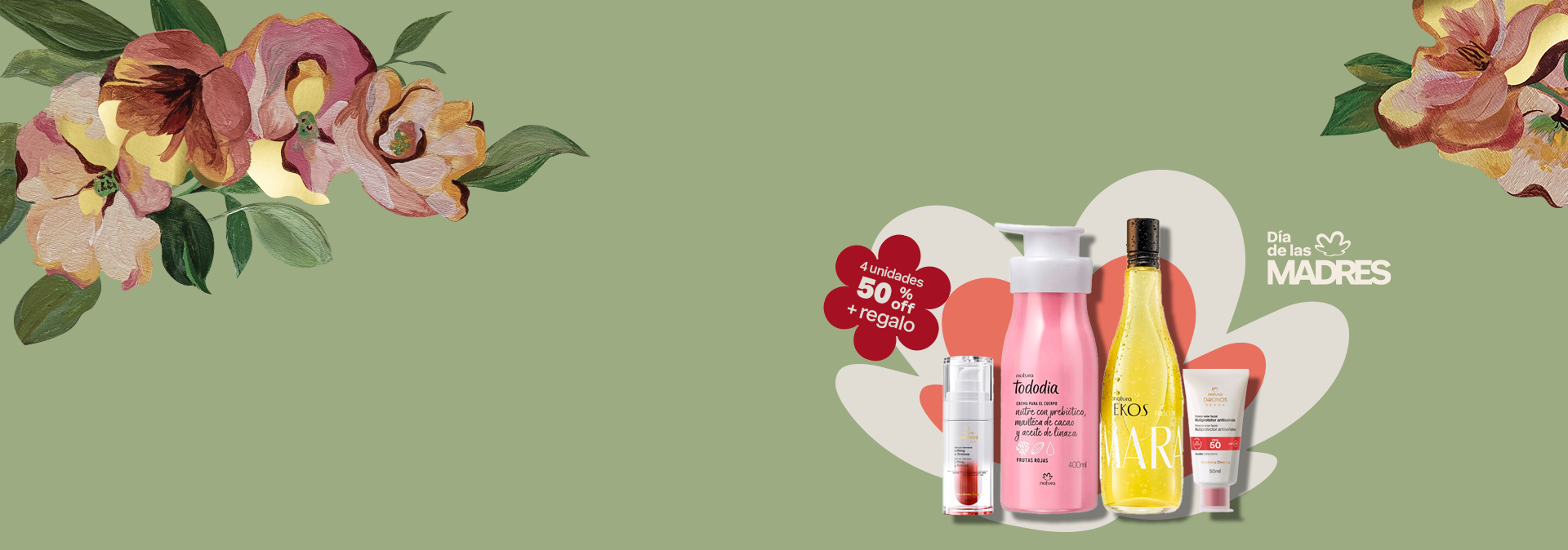 Especial Madres: 50% OFF + Regalo