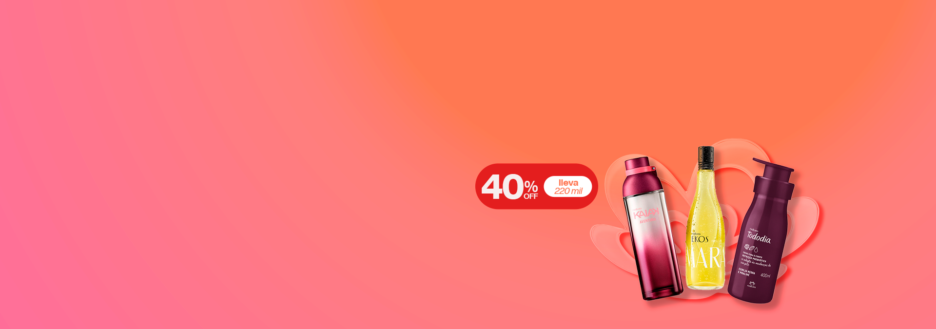 más compras más ahorras: recibe 40% OFF