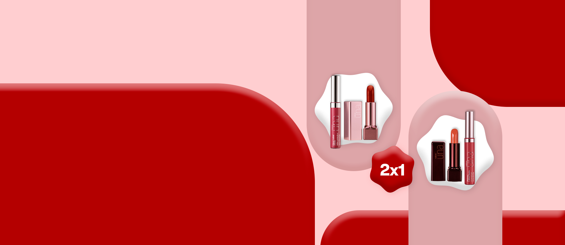 2x1 en labiales UNA