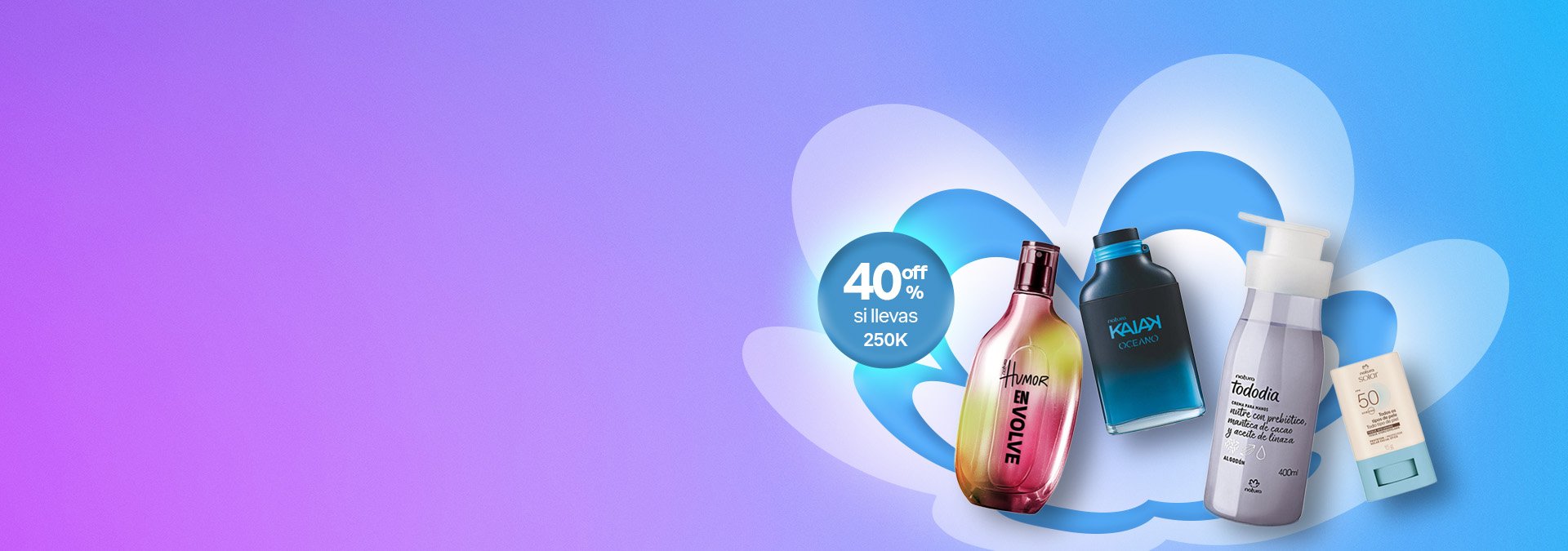 Más compras, más ahorras con 40% OFF