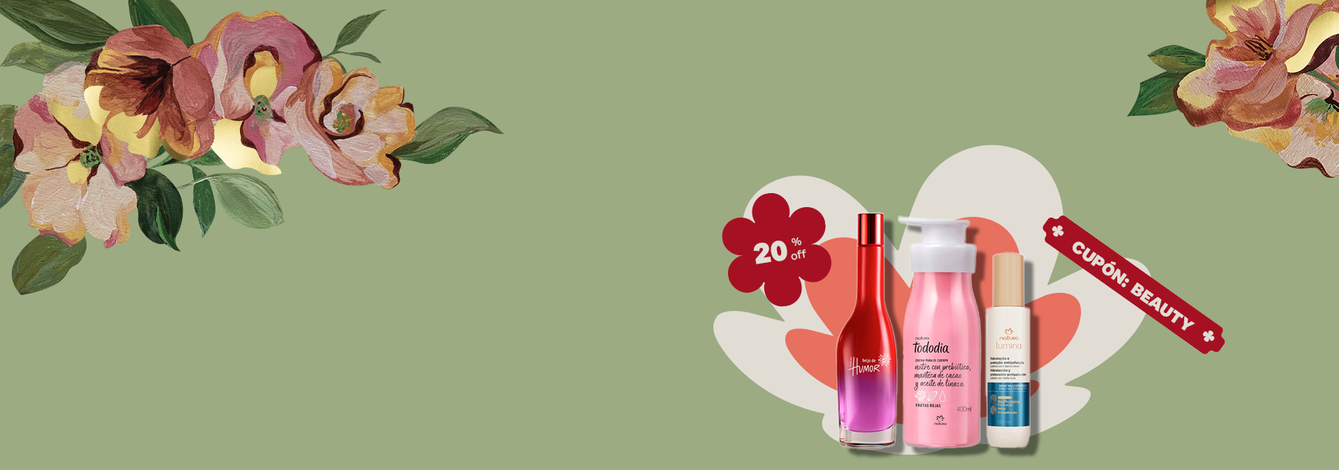 20% OFF extra ¡por poco tiempo!