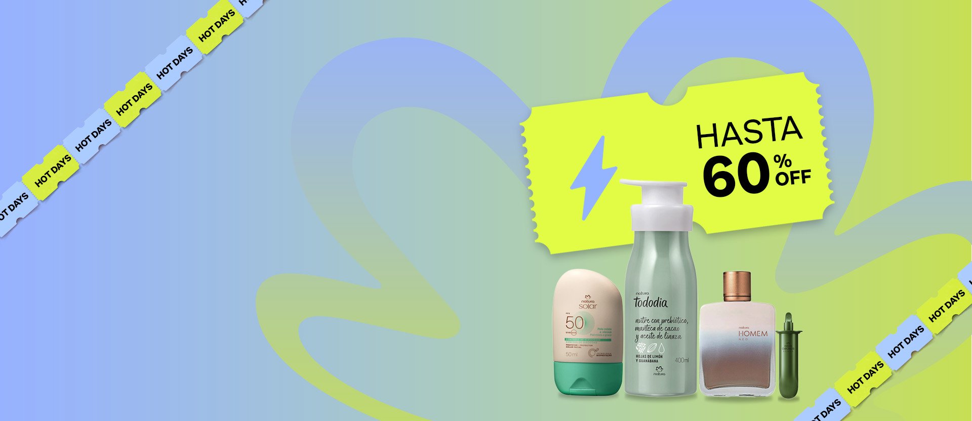 Week sale: hasta 60% OFF