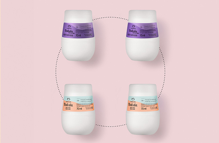 Desodorantes roll on Tododia.