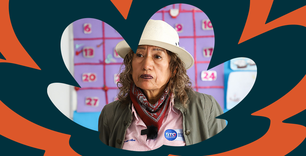 María Victoria Ávila Alonso, jefe de sector 13 de educación primaria escuela Ignacio Manuel Altamirano