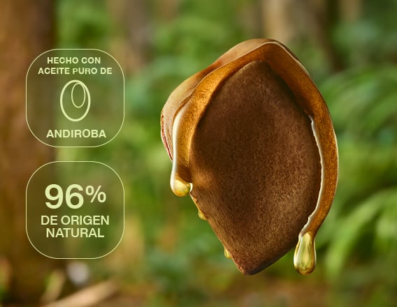 Banner con fondo naranja y elementos en verde. Presenta un celular mostrando productos de Natura. El texto invita a descargar la app para elegir y comprar con descuentos. 