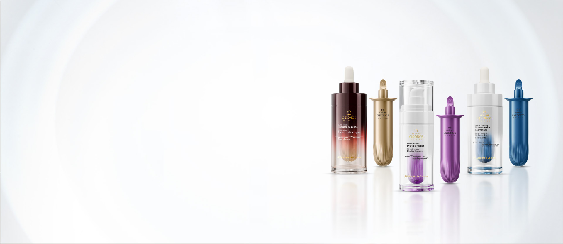 Imagen con degradados de naranja y amarillos con la rosacea de natura al centro, sobrepuesta de nuestros productos Natura y el logo de Hot Sale