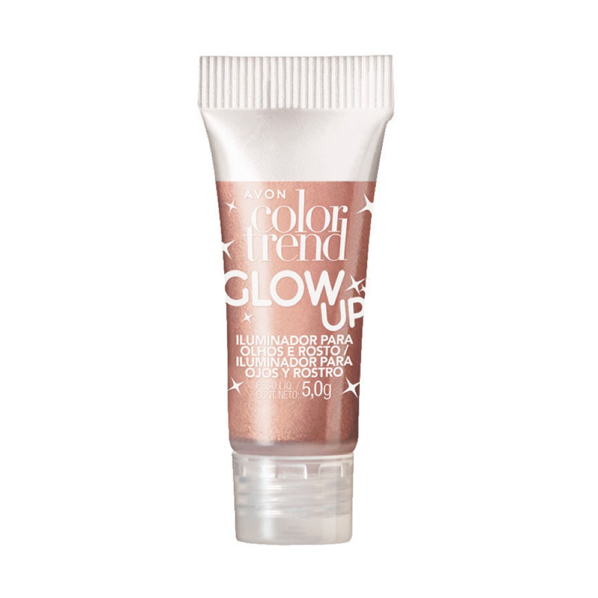 Glow Up Iluminador para Ojos Color Trend Rosa Solar