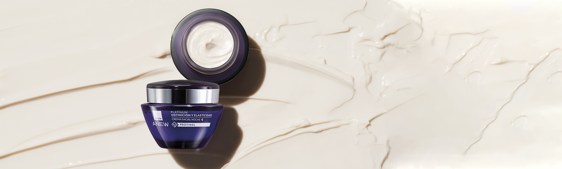 Crema Facial Antiarrugas de Noche Anew Platinum