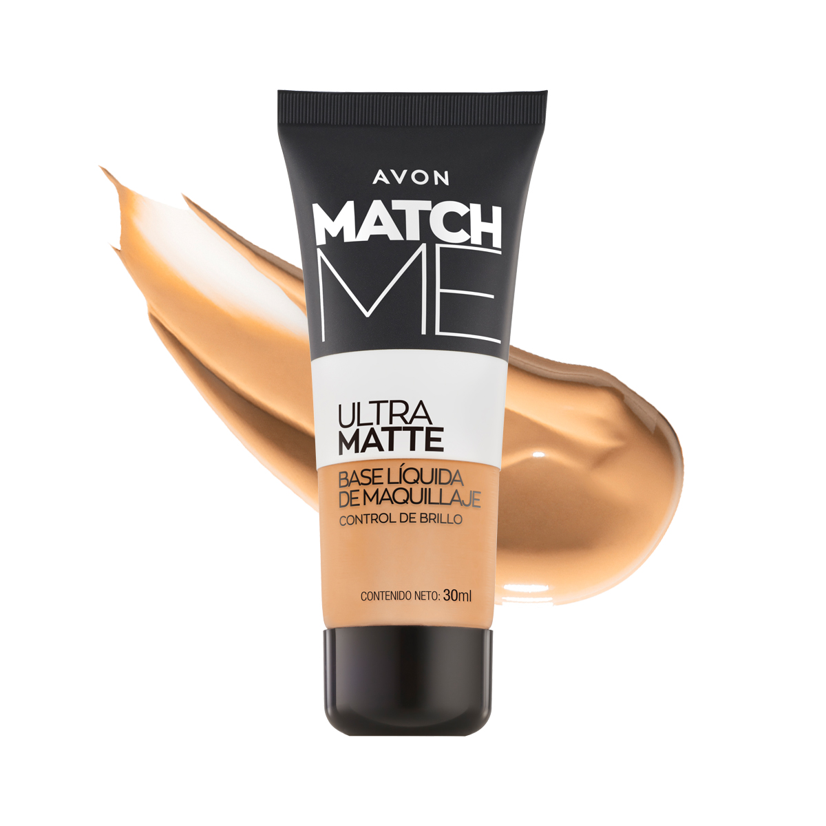 Base Líquida de Maquillaje Avon Match Me Ultra Matte