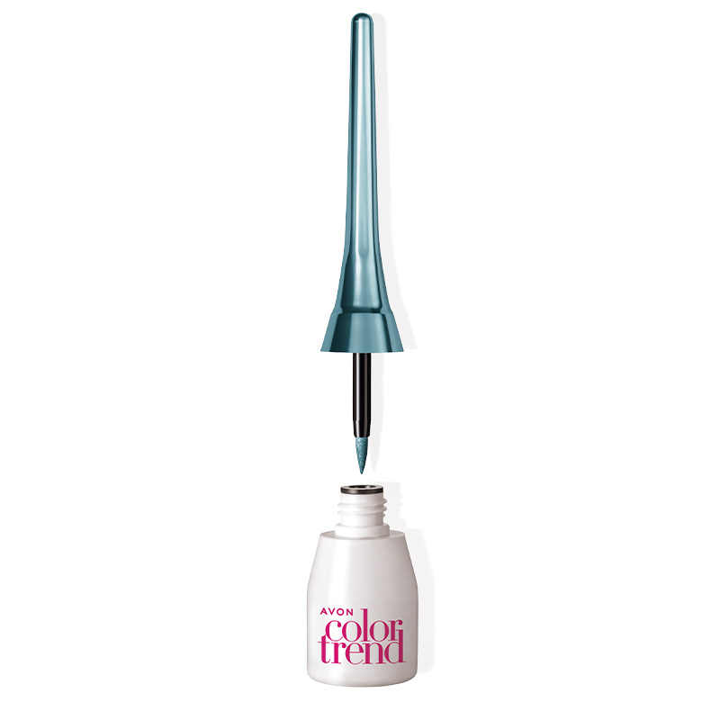 Delineador Líquido para Ojos Color Trend Celeste Metalico 3 ml