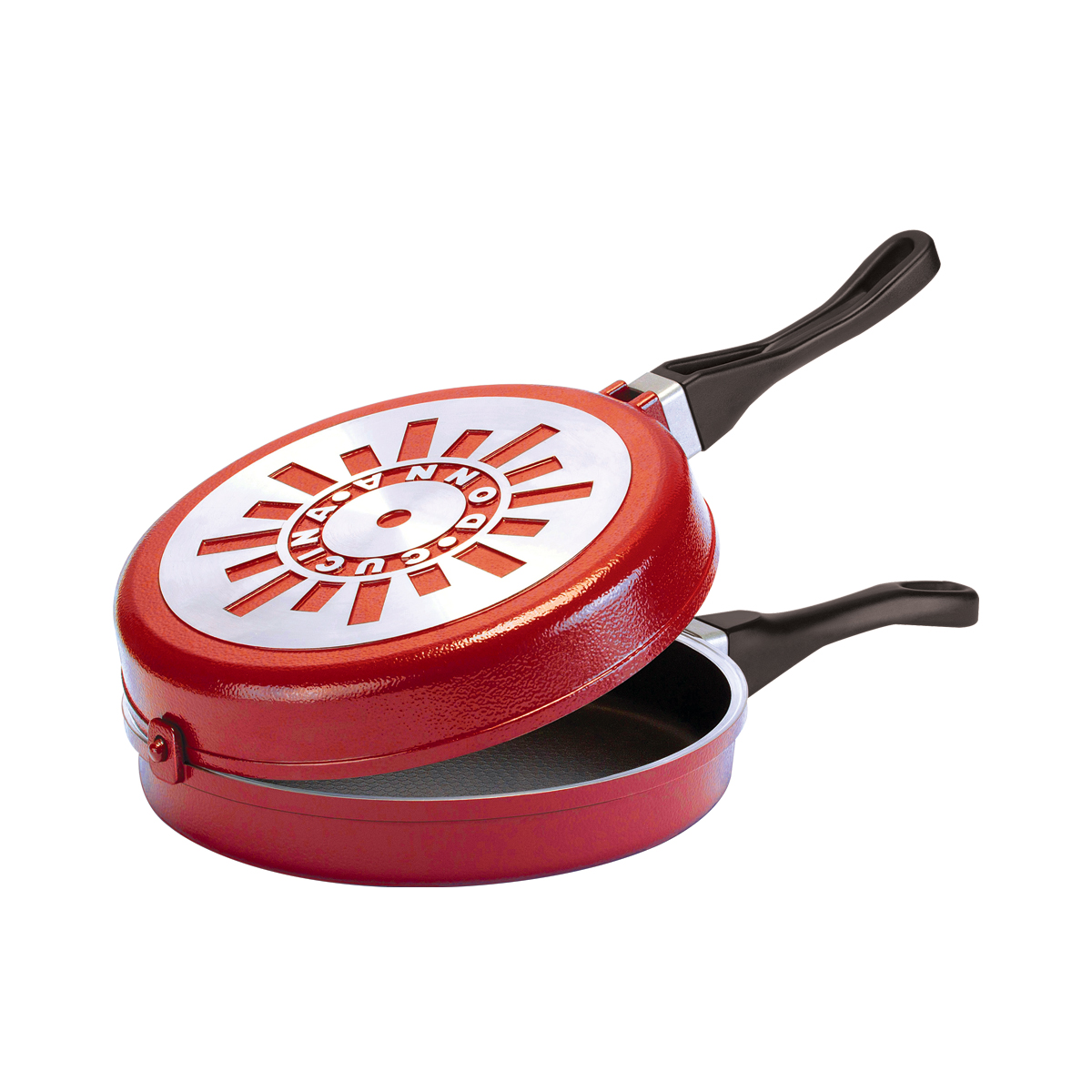 Sartén doble Rojo - Cucina Donna