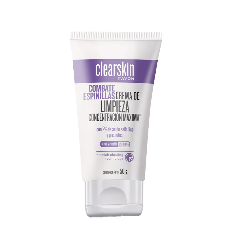 Crema de limpieza de rostro con ácido salicílico Clearskin 50 g