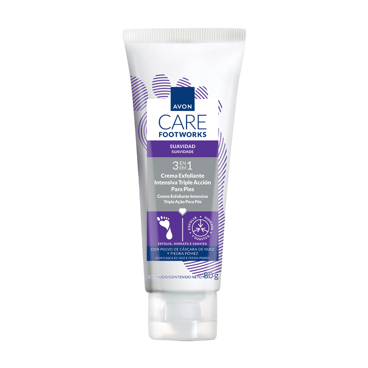 Crema Exfoliante Intensiva para Pies Avon Care 80g