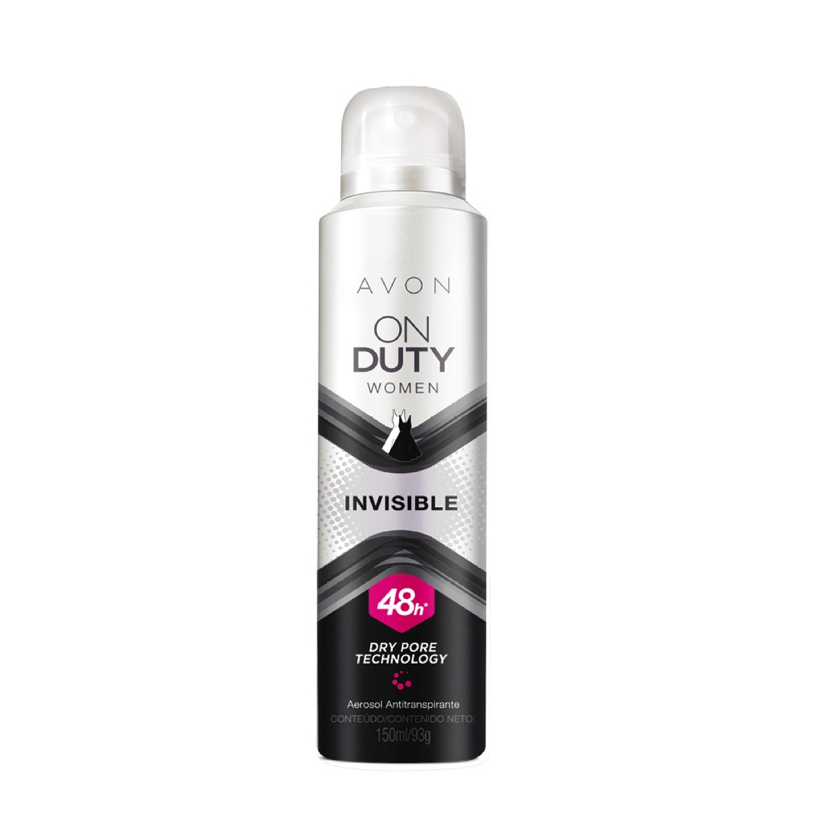 Desodorante en Aerosol Mujer OnDuty Invisible 150ml