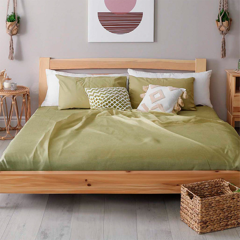 Color Design Sábanas 2 plazas Oliva